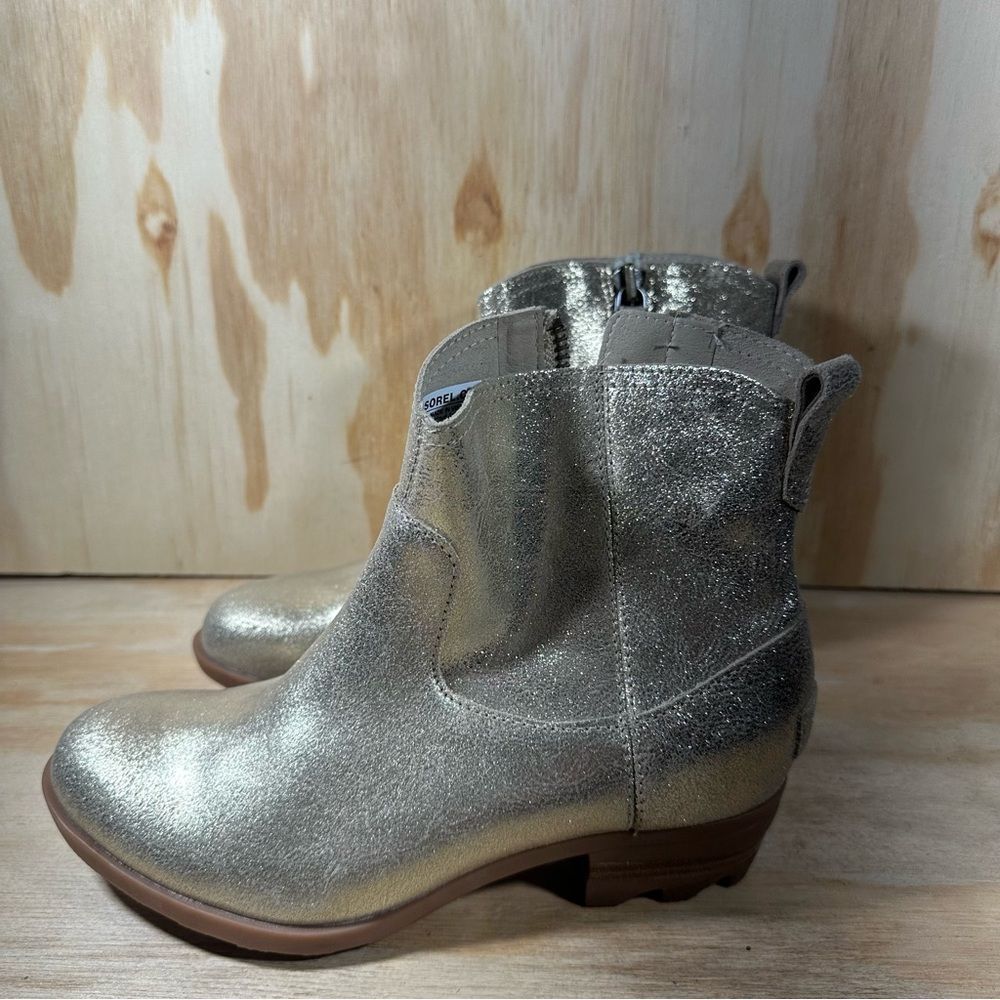 Sorel Lola II Metallic  Ankle Boots Women’s Size 5.5